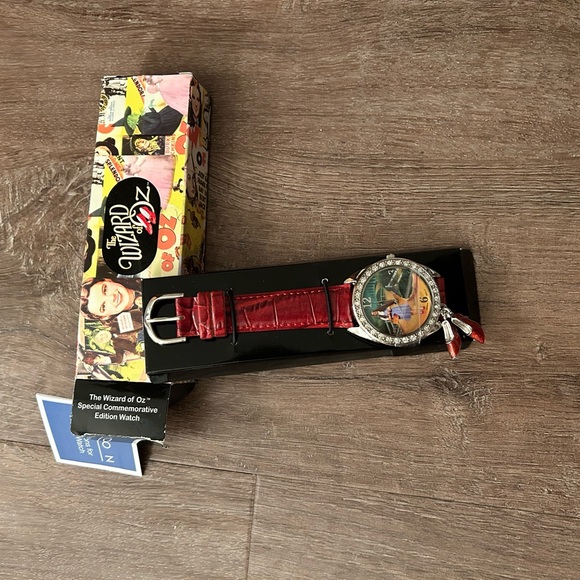 Avon Accessories - NWT Avon Wizard of Oz Red Leather Strap Watch